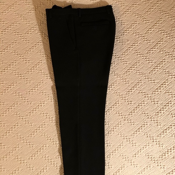 Black wool crepe pants - Picture 1 of 3